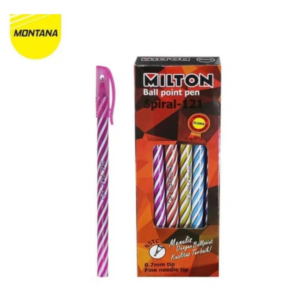 MONTANA Pulpen Pena 0.7mm Ballpoint Pen Alat Tulis Milton 121 / Direct Fill