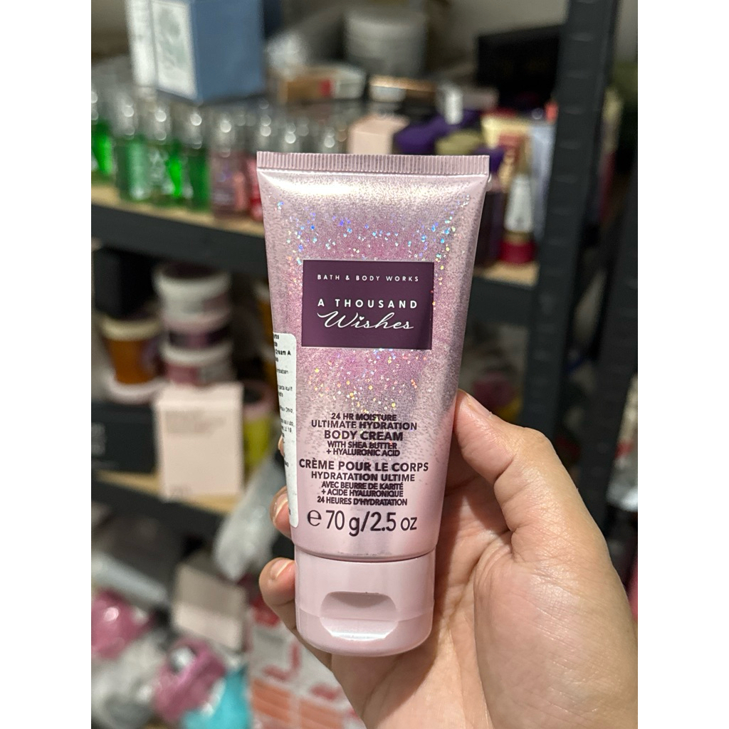 Bath & body works bbw a thousand wishes travel size 70g 100% original