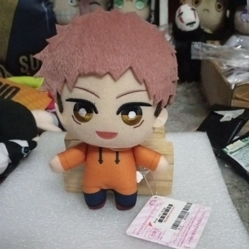 Official Plush YUJI ITADORI & RYOMEN SUKUNA JUJUTSU KAISEN/ JJK/ Keychain Plush/ Gantungan Kunci Bon