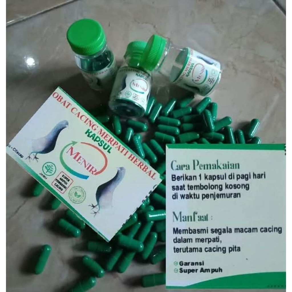 Kapsul cacing merpati