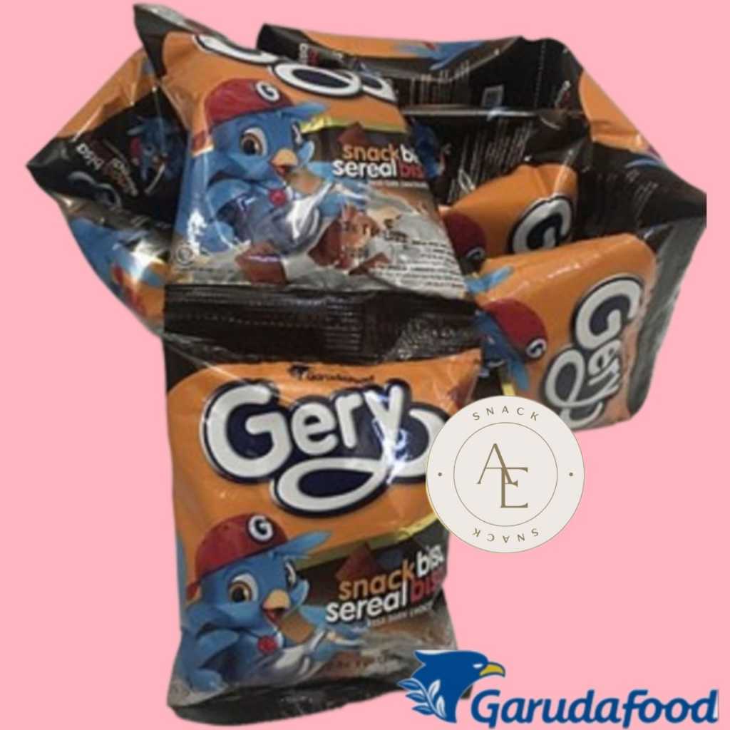 

Garudafood Gery Snack bisa Sereal bisa rasa Dark Chocolate kemasan renceng isi 10 X 11 gram