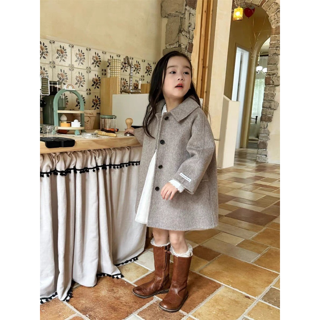 Bebe Cillia Winter wool coat / coat winter musim dingin anak perempuan semiwol gaya korea