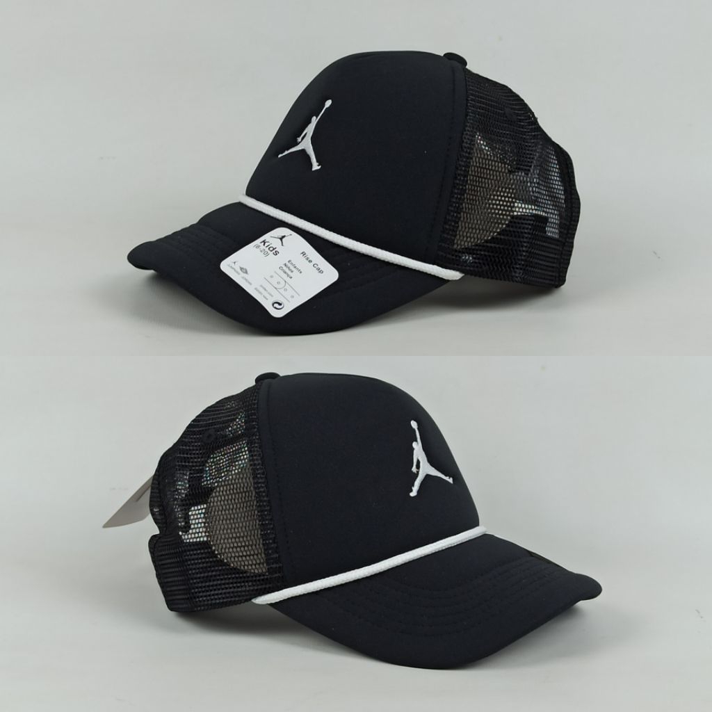 Topi Casual Jordan JDK Jumpman Foam Trucker Hat BLACK Original - TOPI TRUCKER CASUAL KIDS