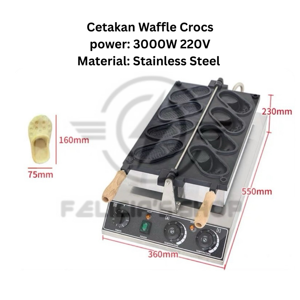 [FAST PO] Alat cetak waffle crocs mesin waffle crocs alat cetak waffle koin mesin waffle koin mesin 