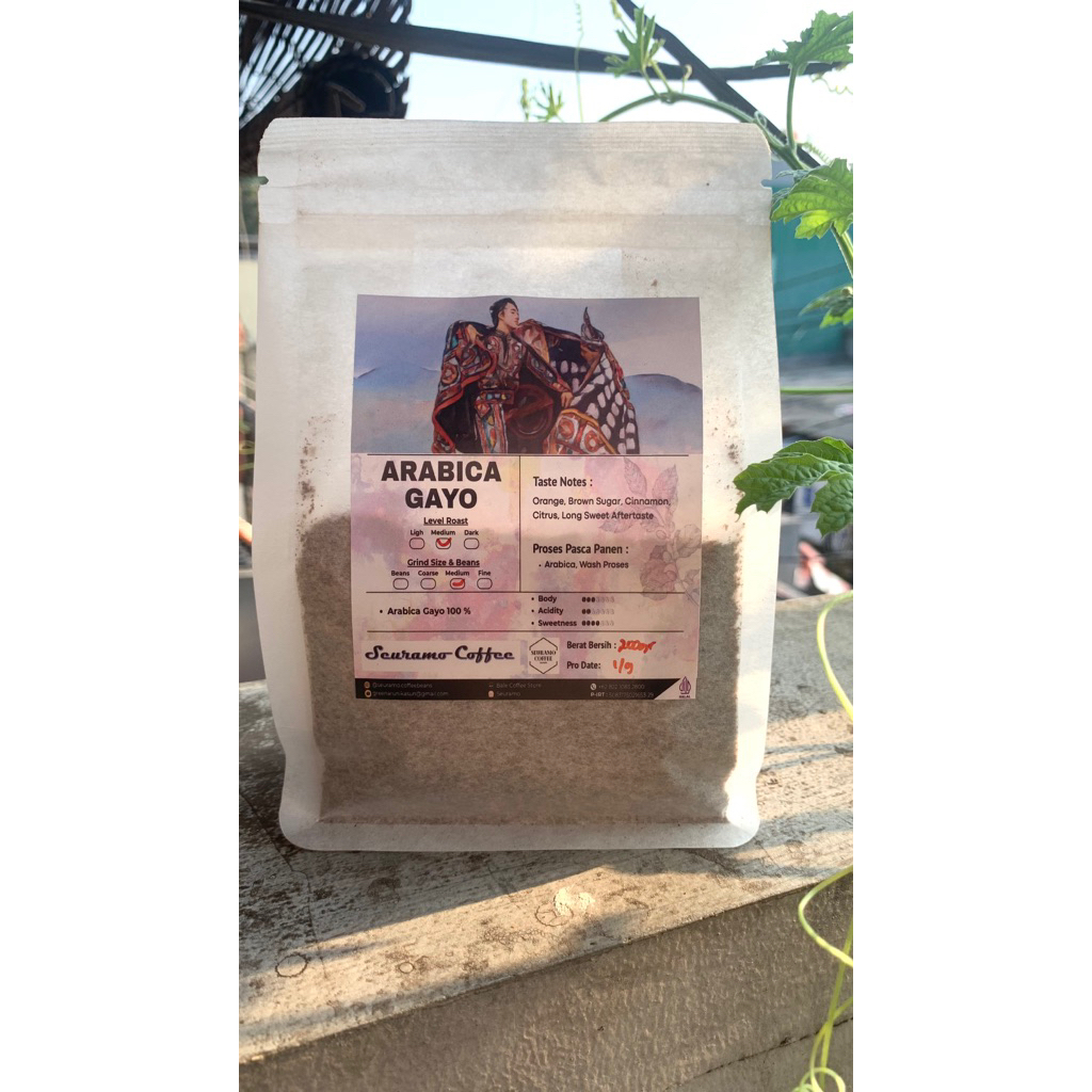 

Biji Kopi Arabika Gayo Arabica Gayo Takengon 1kg