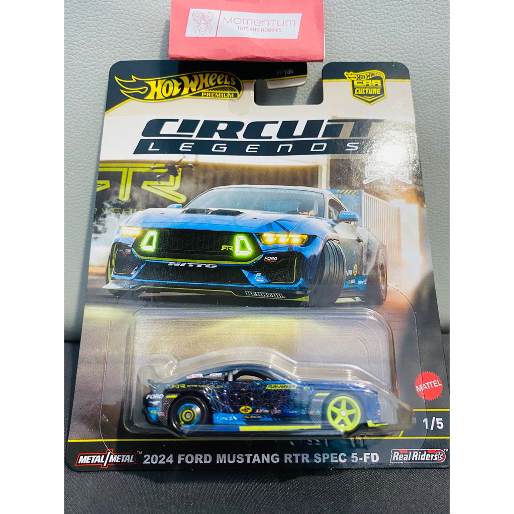 Hot Wheels Premium Ford mustang RTR Circuit Legends