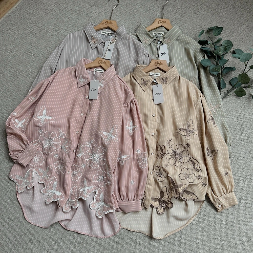 Yasma Shirt by Oclo Official Jastip Termurah Store Bandung Basic Daily Wear