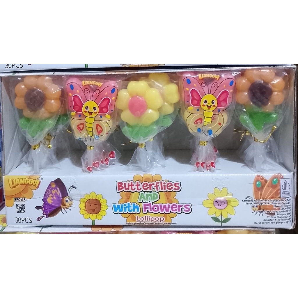 

LIANGGUI Lolipop Karakter isi 30 pcs