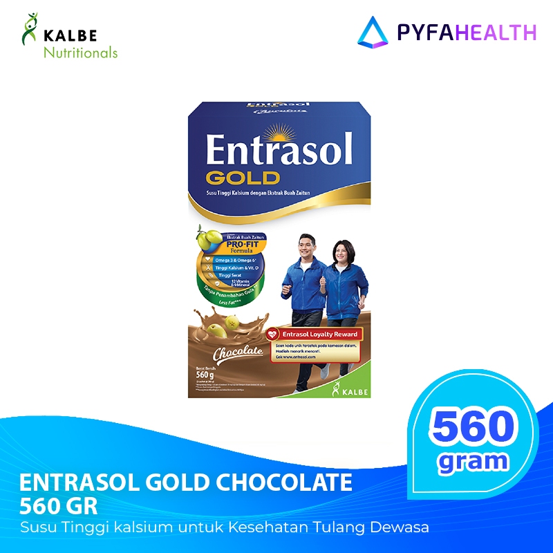 

Entrasol Gold Chocolate untuk Kesehatan Tulang Dewasa - 560 gr