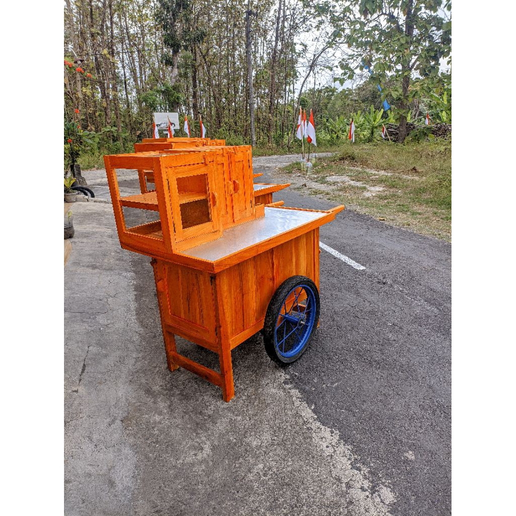 Gerobak Cilok , Gerobak lotis rujak , Gerobak Tahu gejrot