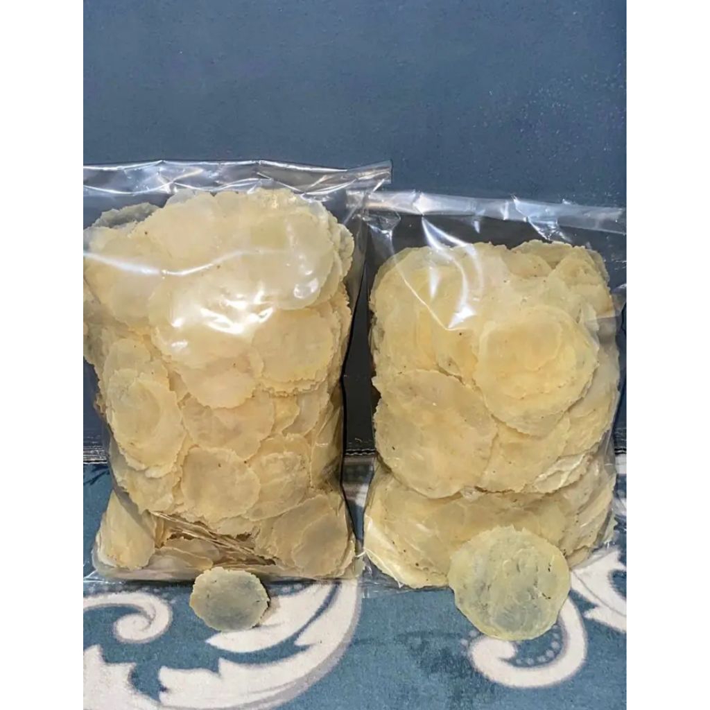 

1kg emping melinjo kering siap goreng