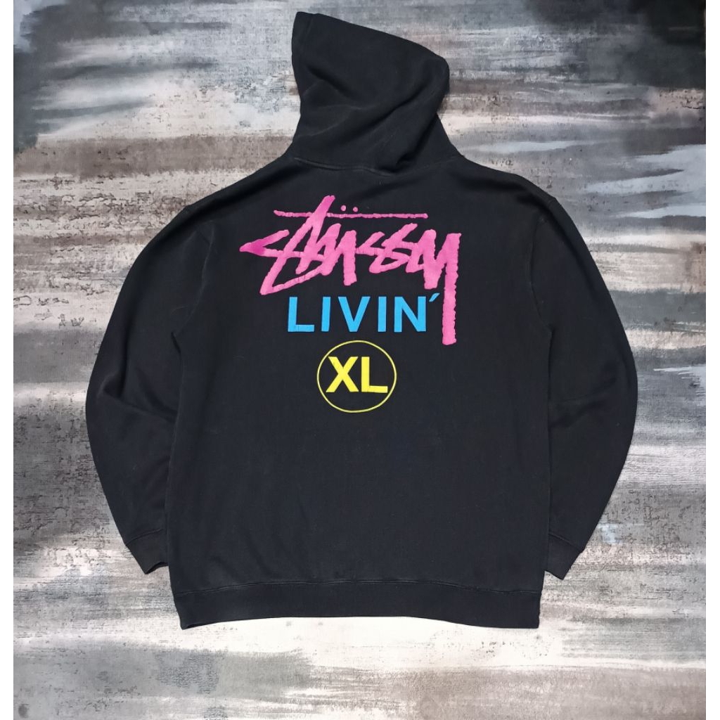 hoodie STUSSY LIVIN original U.S
