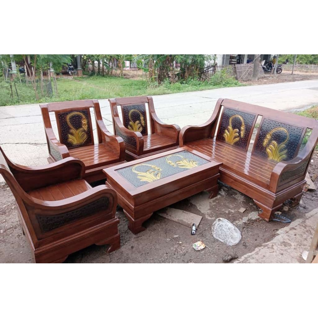 kursi ruang tamu jati kursi semut