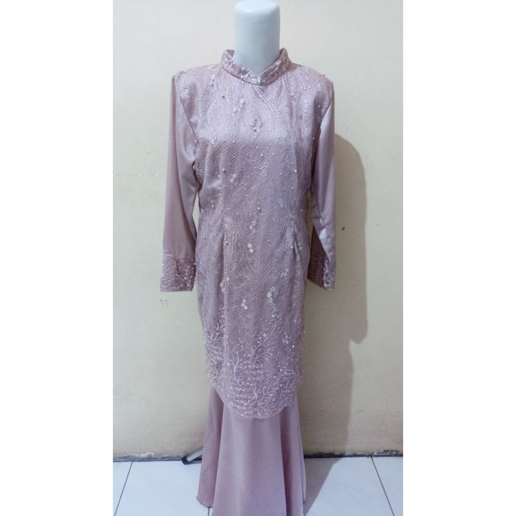 Preloved Pl Long Dress Gamis Lebaran Idul Fitri Tunangan Engagement Pengajian Kondangan Bridesmaid B