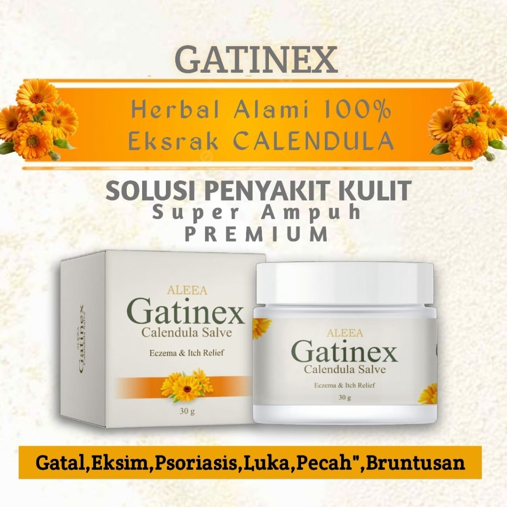 Salep Gatal | Kulit Eksim | Psoriasis | Luka | Alergi | Bruntusan | Kulit pecah-pecah | GATINEX CALE