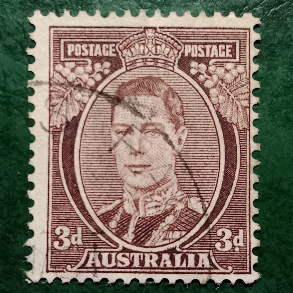 

prangko Australia Kuno 3 d Tahun 1941 USED