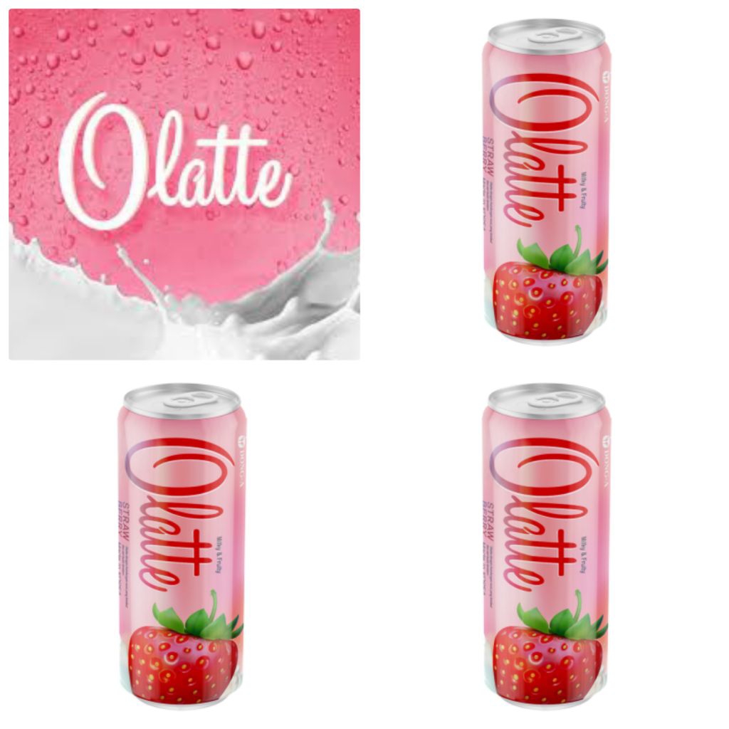 

Olatte Minuman Susu Rasa Stroberi Kaleng 240 Ml