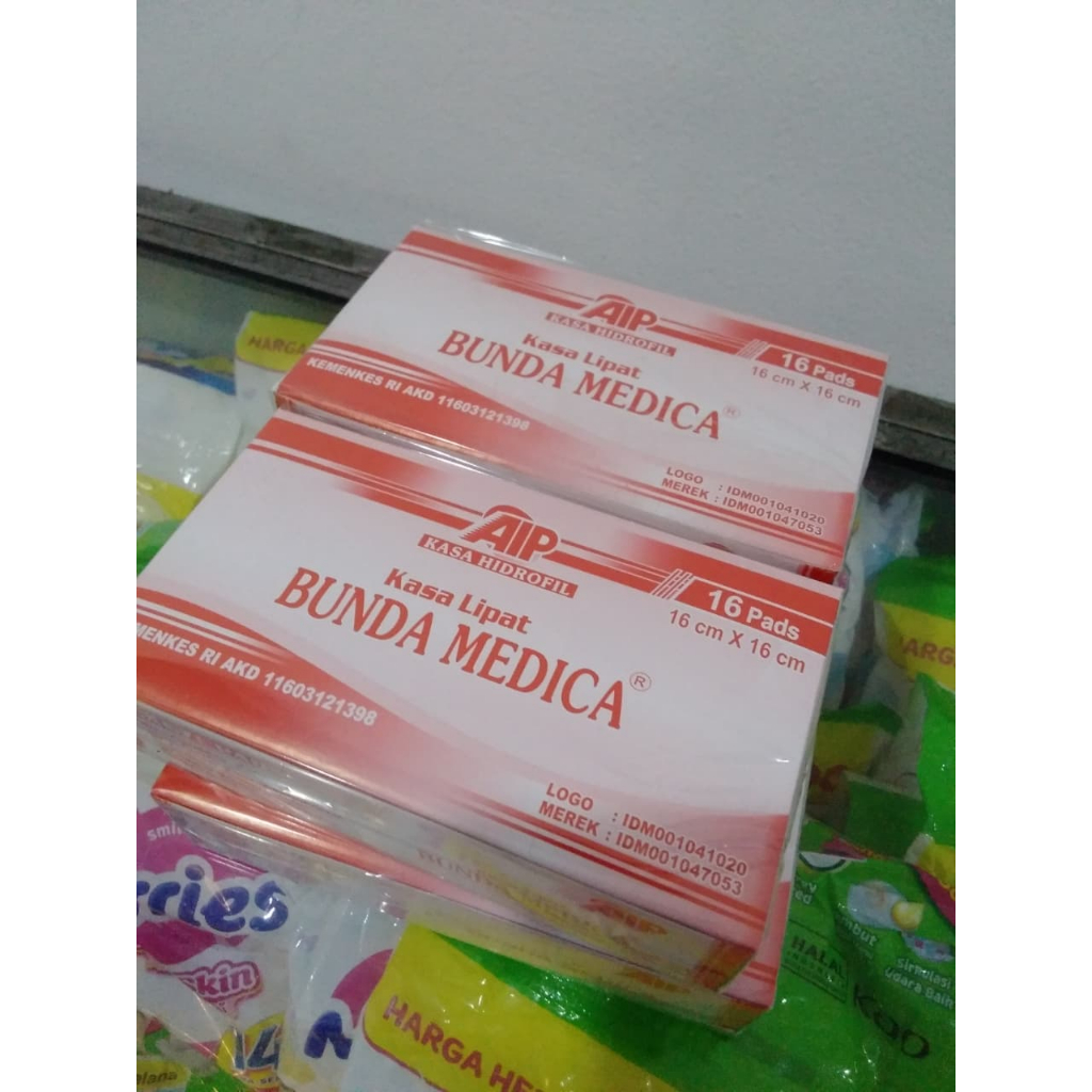 KASSA STERIL BUNDA MEDICA 16X16 (16 Pads)