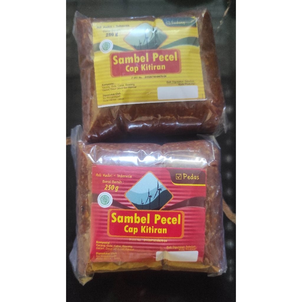 Bumbu pecel kitiran 1kg sambal pecel kediri kitiran
