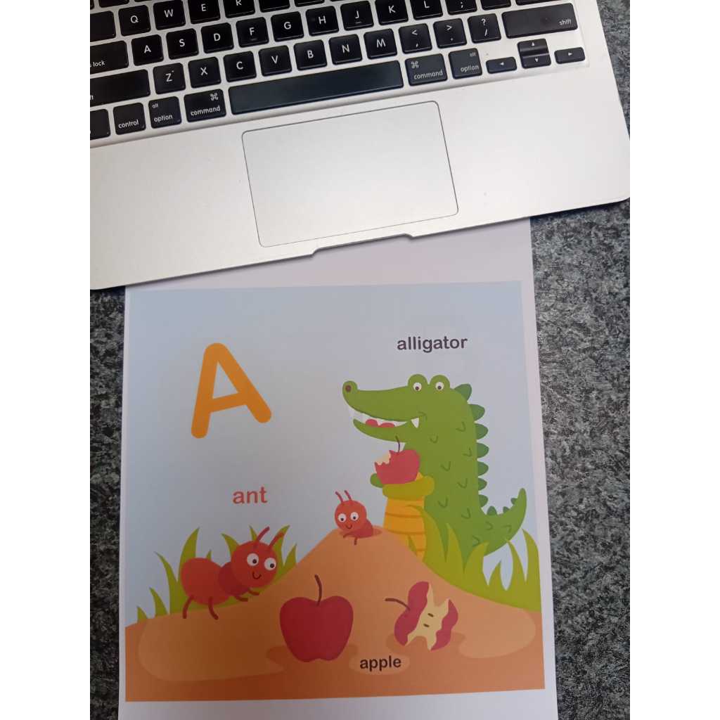 

Genius Center English Alphabet Cards Fullcolor Size A4 75 GSM