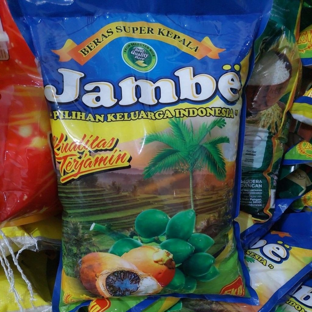 

Beras JAMBE 5kg / Beras Super Kepala Cap Jambe Premium 5kg