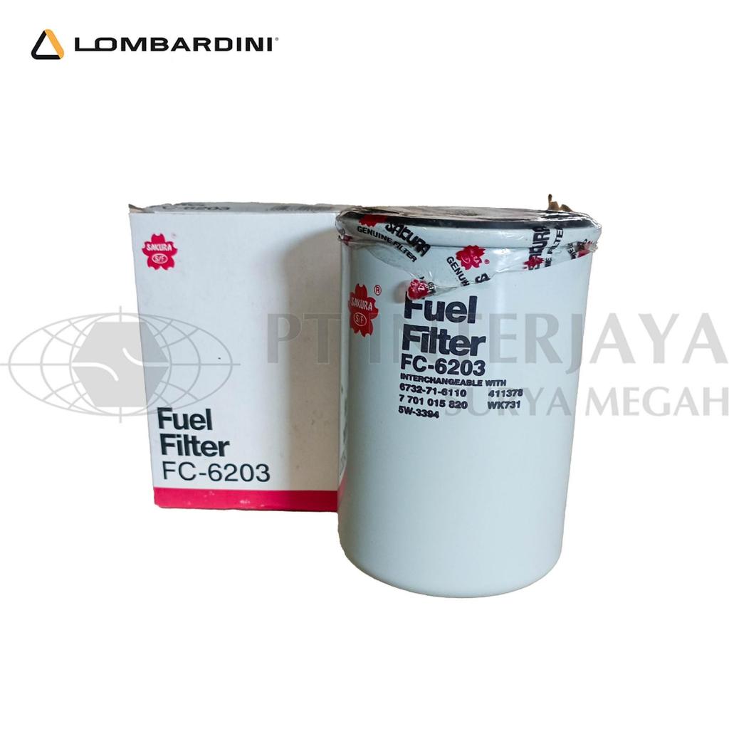 Sparepart Genset Lombardini Fuel Filter FC 6203