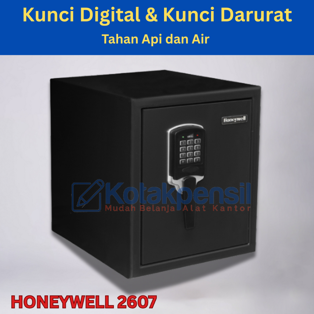 Brankas HONEYWELL 2607 Kunci Digital | Brankas Tahan Api dan Air | Brankas Uang dan Emas Tahan Api