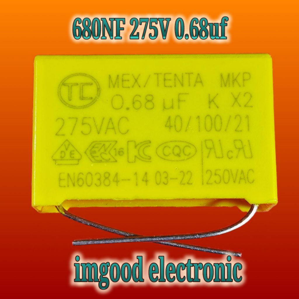 680nf 275v kapasitor 0.68uf 684k capacitor mkp tenta