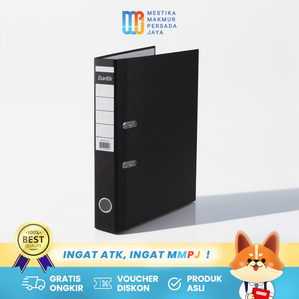 

Bantex Ordner Folio 5cm Hitam Economic / File Map Arsip Dokumen TKDN 140210