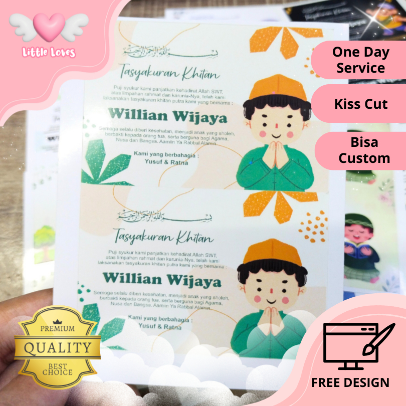 Stiker/Kartu Tasyakuran Khitanan, Tasyakuran Khitan, Khitanan