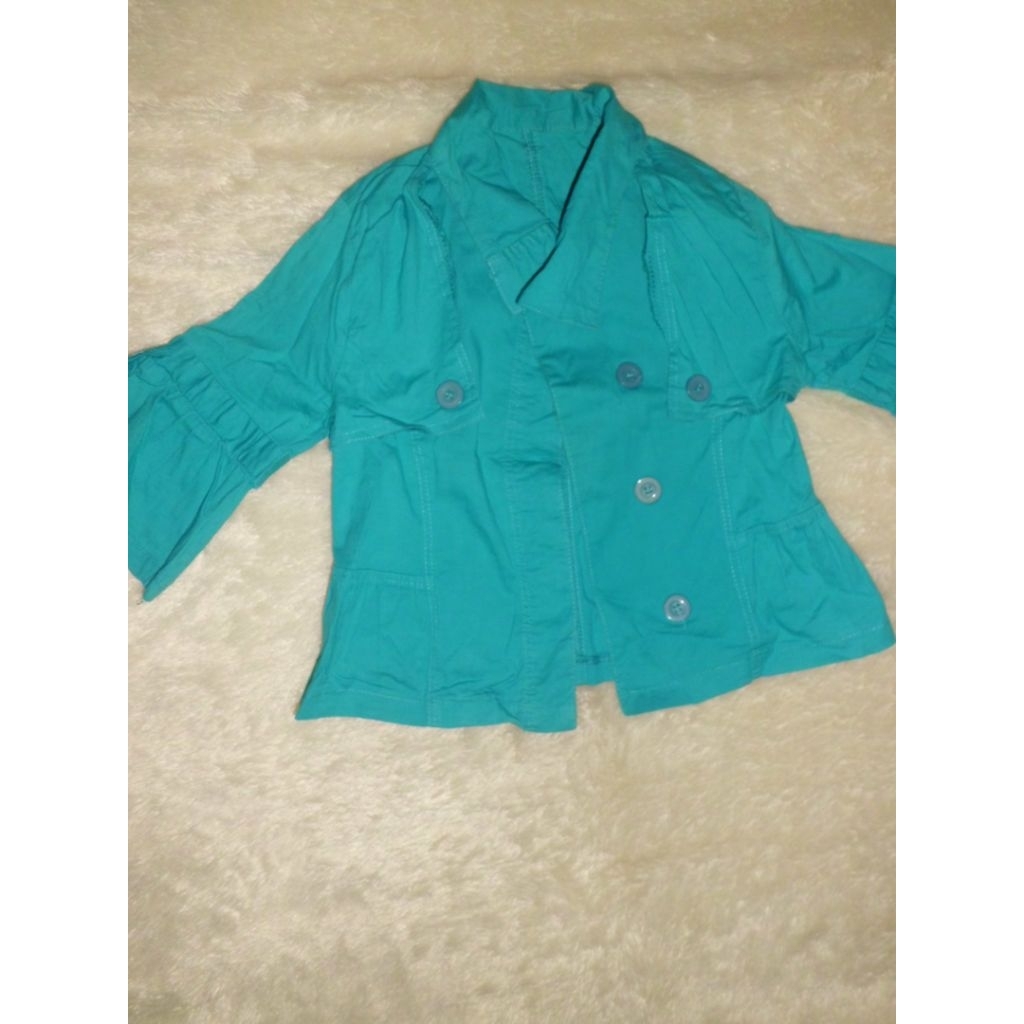 Preloved Blazer Hijau Tosca