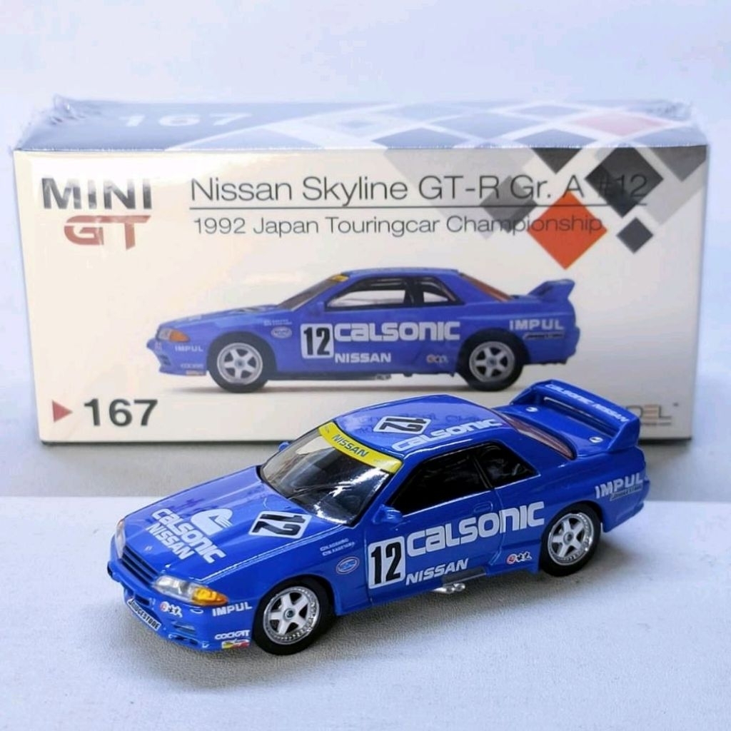 Mini GT 1:64 Nissan Skyline GTR R32 Calsonic No.167