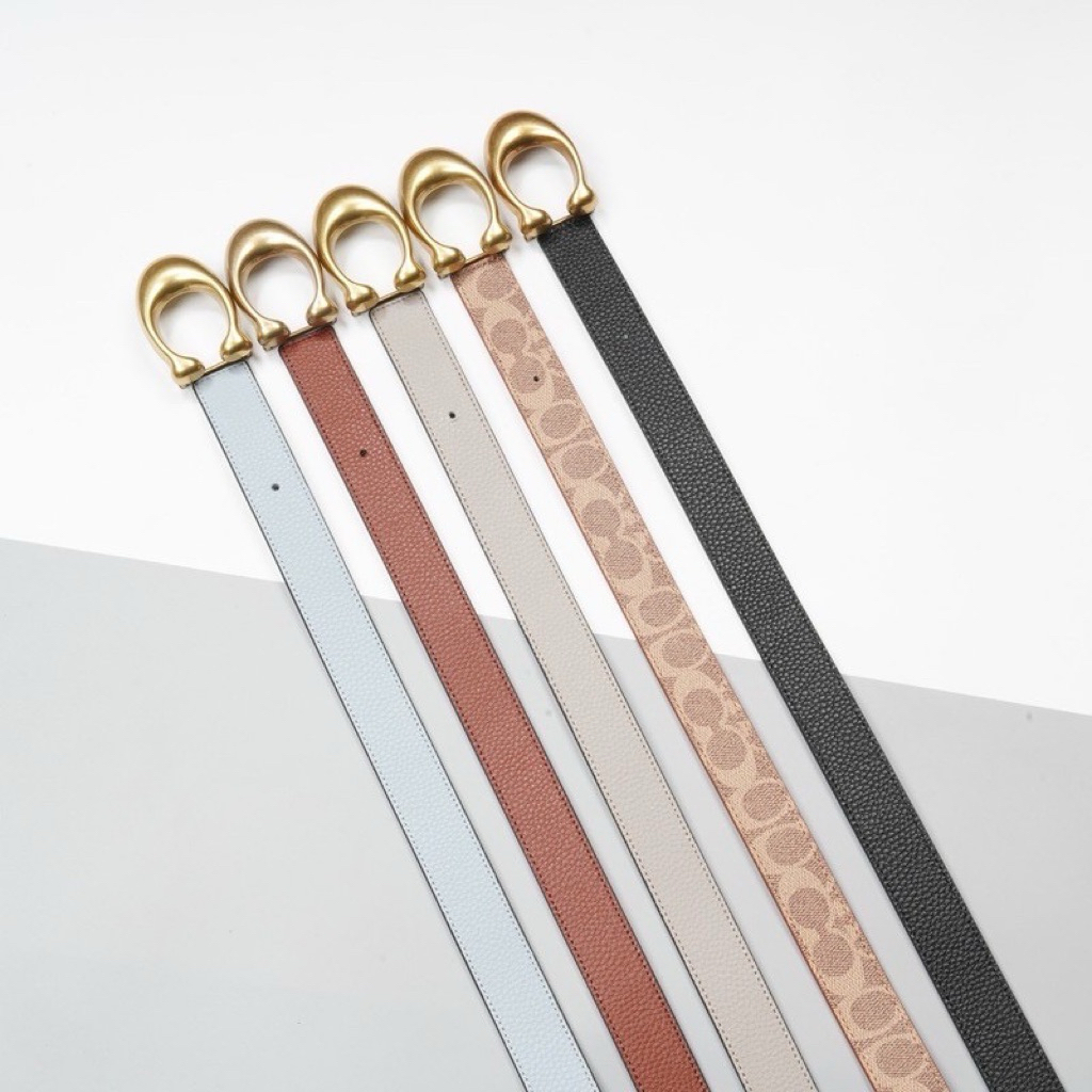 COC 42107 Signature Buckle Reversible Belt/Woman Belt/Ikat Pinggang Wanita