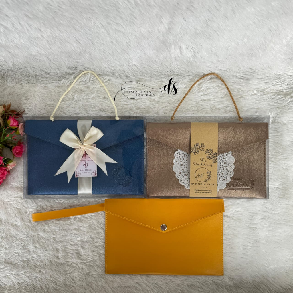 ENVELOPE POUCH PACKING MIKA SOUVENIR PERNIKAHAN  DOMPET BERKUALITAS