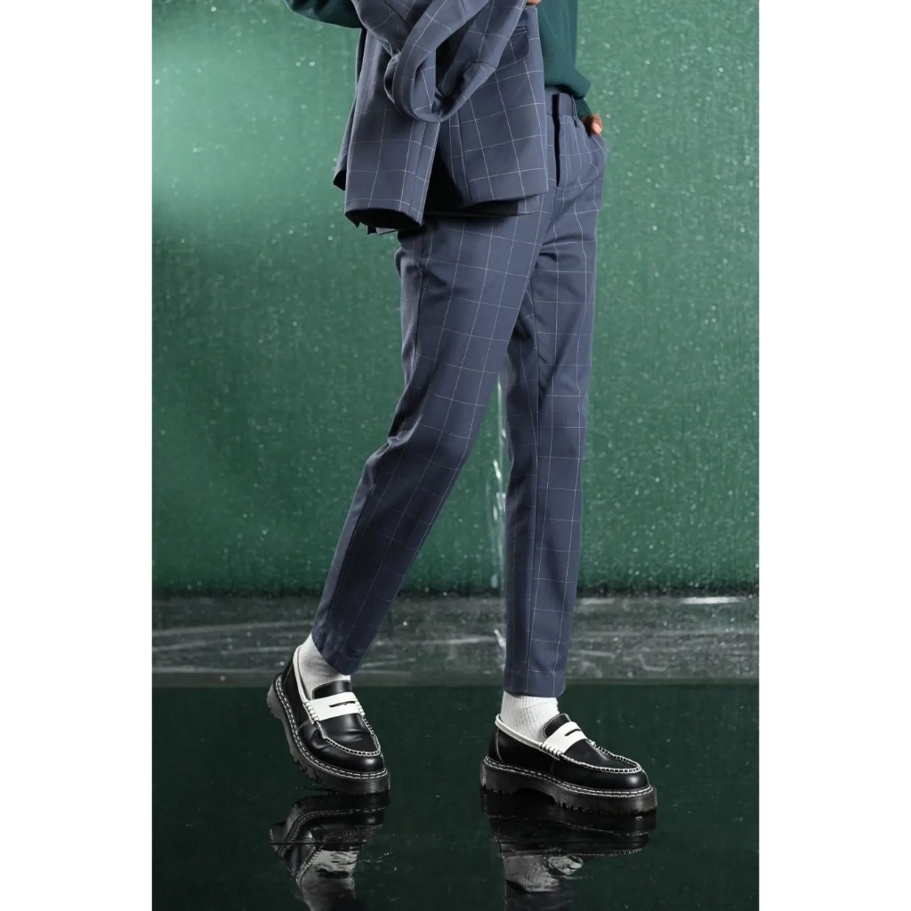 Heymale Grid Trousers Celana Panjang Pria