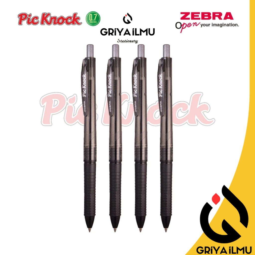 

Bolpoin Pick Colors dan Pick Knock ZEBRA 0.7mm Black Ink (024116)