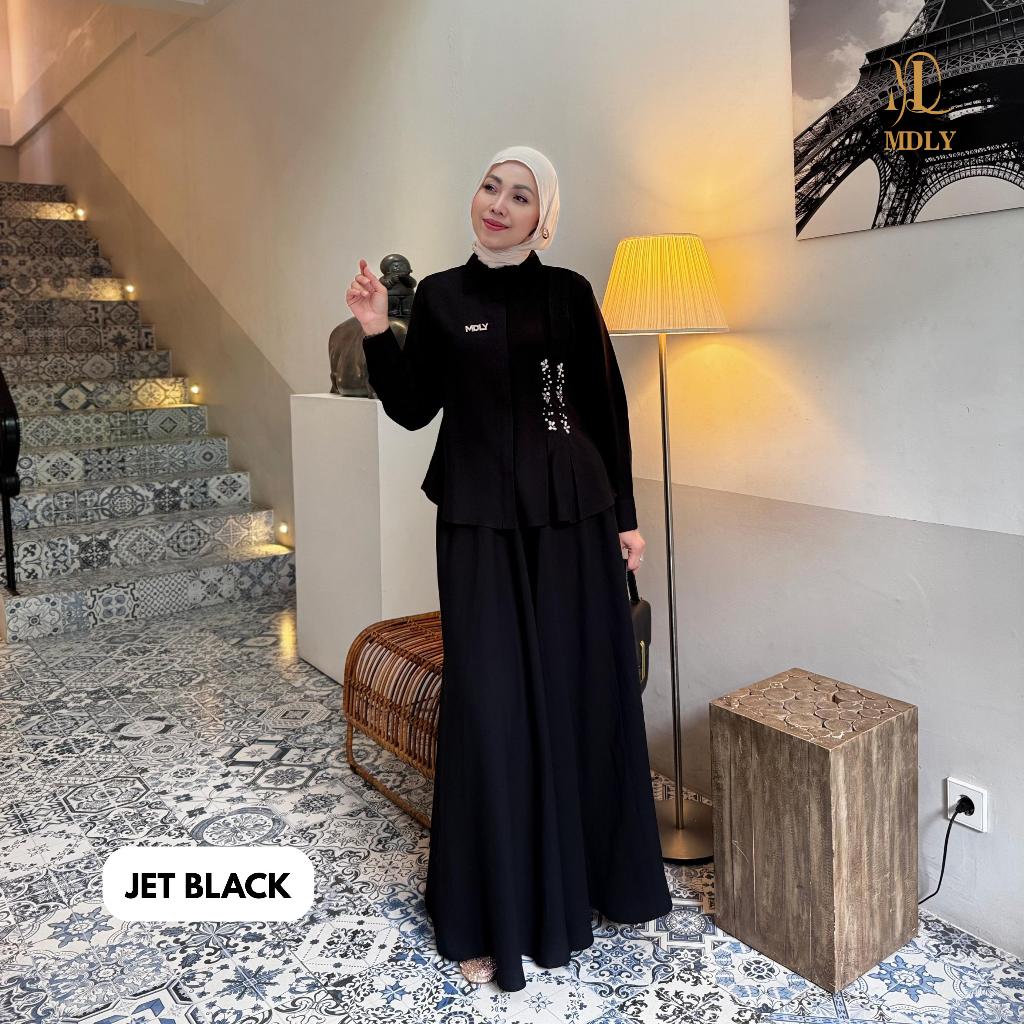 Belle Set By MDLY - One set Wanita Setelan Wanita Terbaru Setelan MDLY Setcel Wanita Setelan Rok Wan