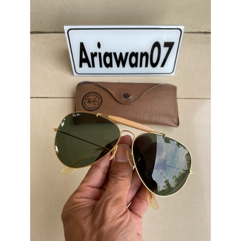 kacamata b&amp;l Ray-Ban usa sz 62 sangat mulus