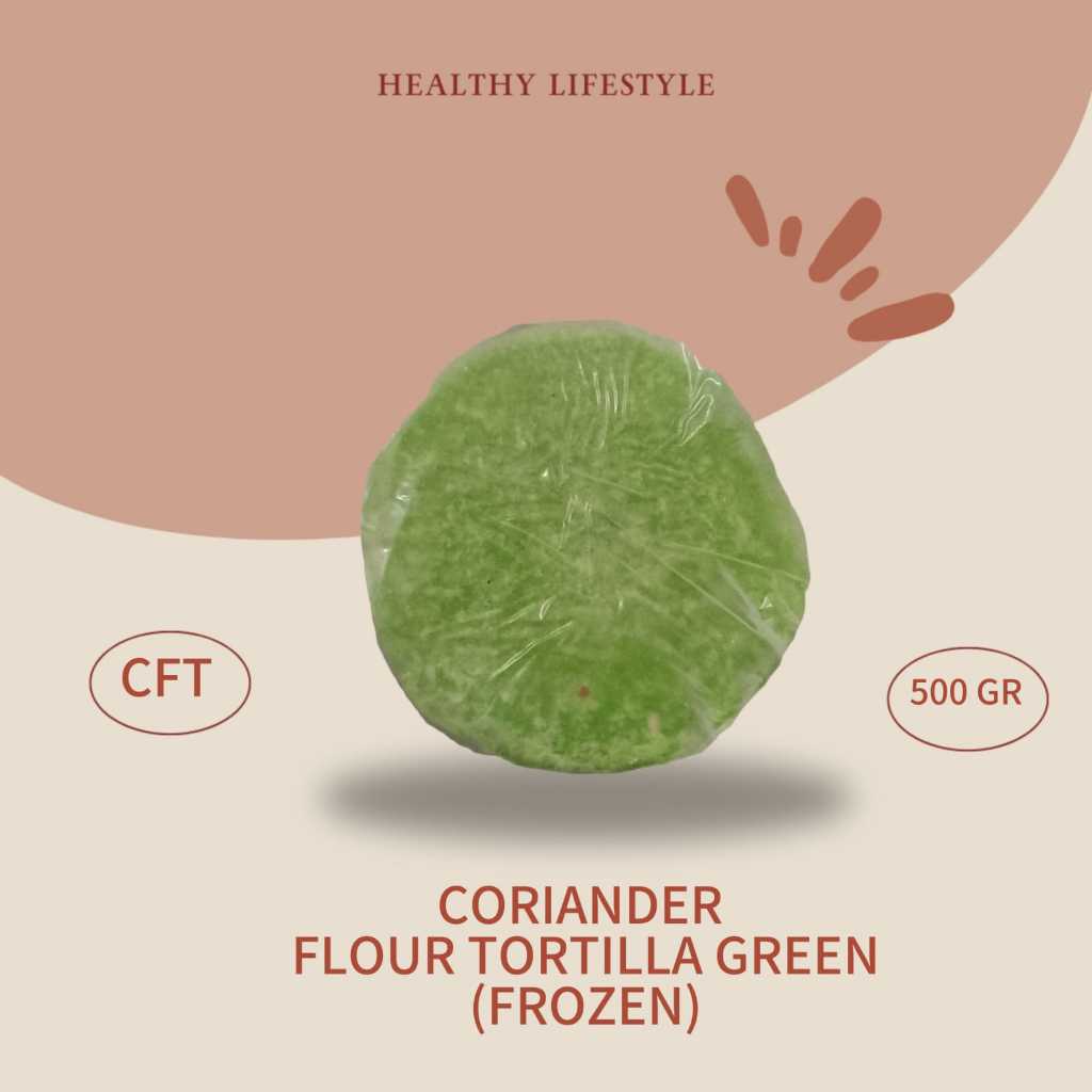 

FROZEN Flour Tortilla (cilantro) - 20cm - 10pcs / pack