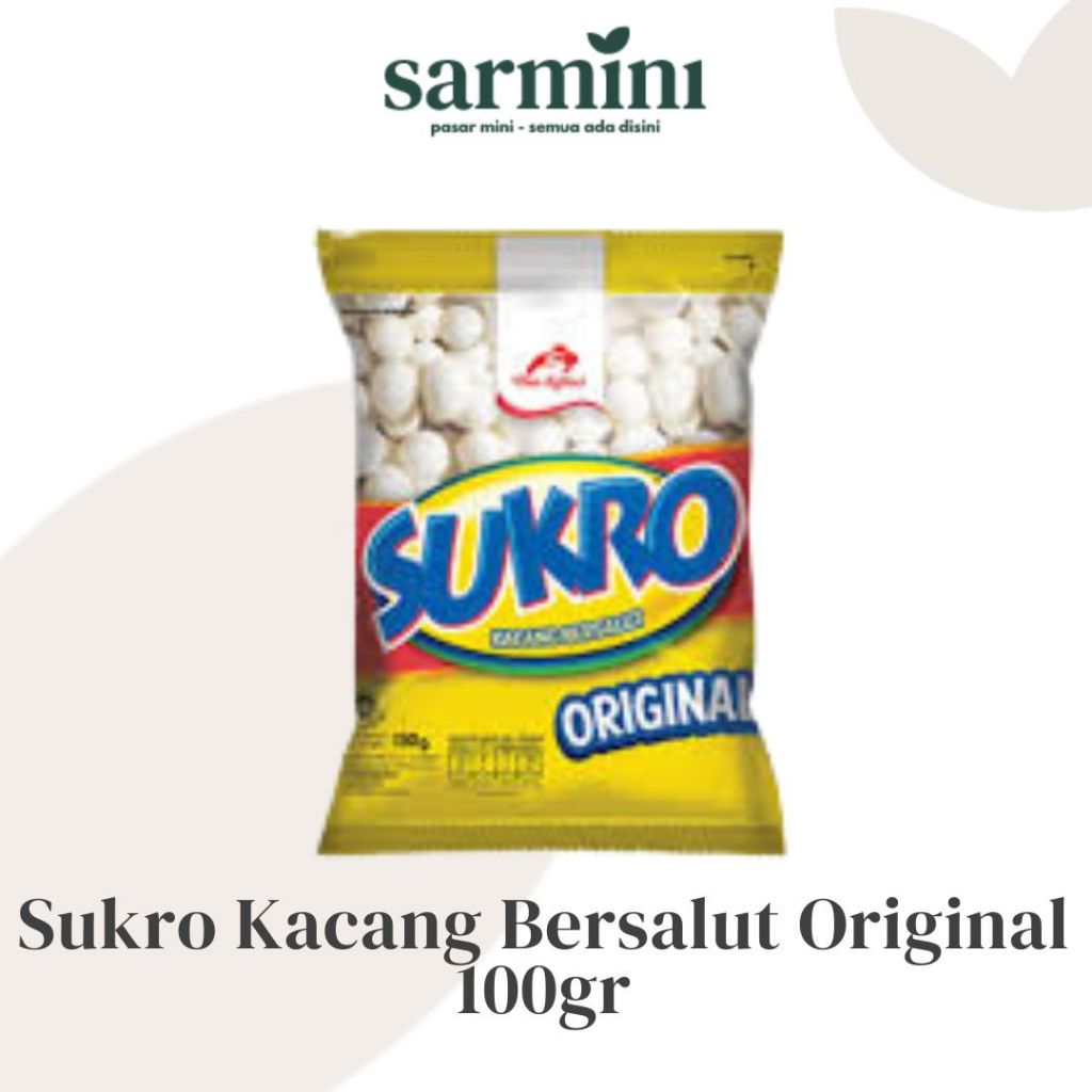Sukro Kacang Bersalut Original 100gr