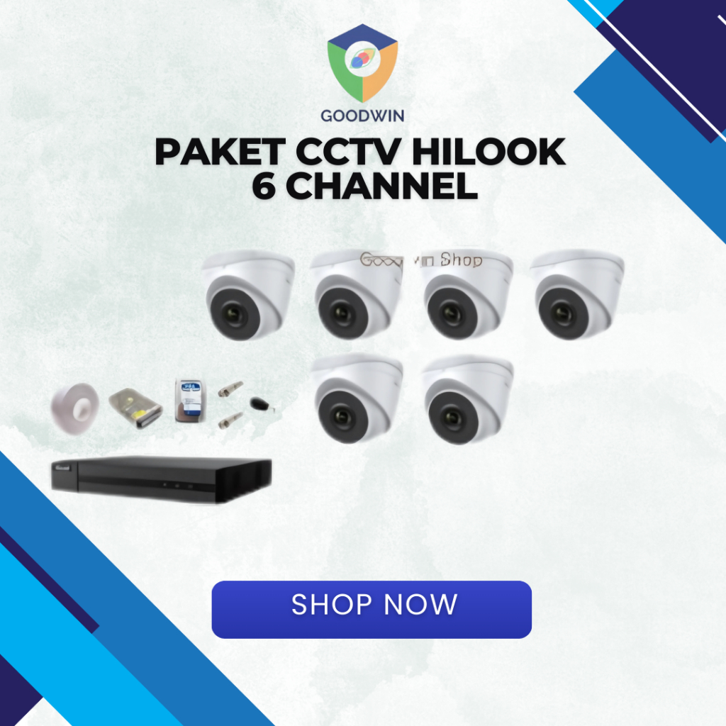 PAKET CCTV HILOOK 6 KAMERA.CCTV HILOOK 6 CHANNEL.INSTALASI CCTV DEPOK