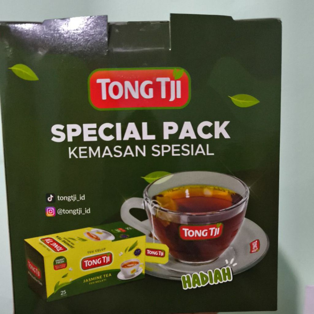 

TONG TJI SPECIAL PACK JASMINE TEA (BOX PLUS GELAS)