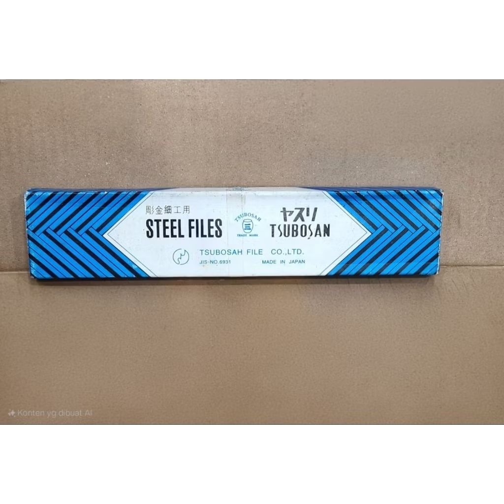 Kikir Besi Steel File Tsubosan Original Japan – Kikir Baja / Kikir Logam / Kikir Asah