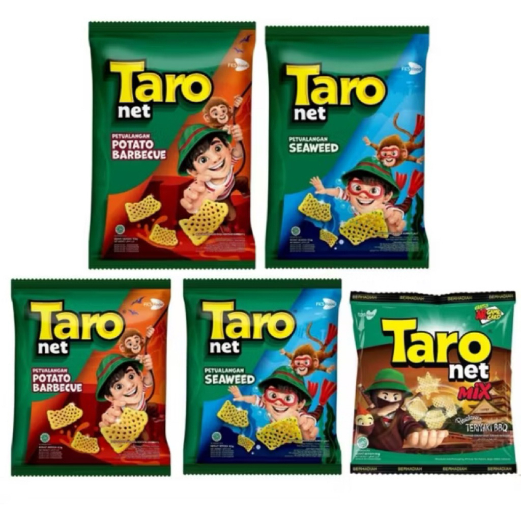 

(SNACK GROSIR)Taro Net 1 renceng isi 10bks|Ready all variant