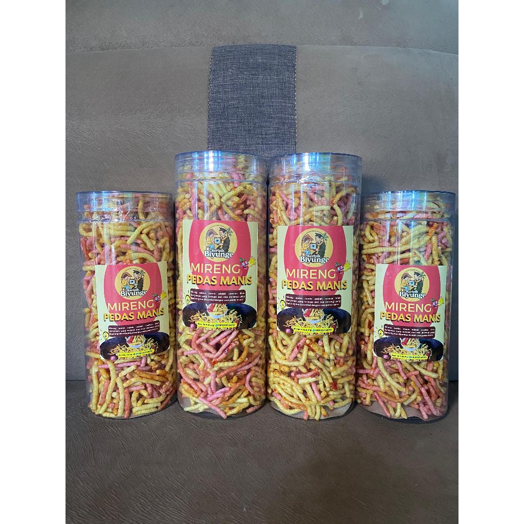 

KERIPIK MIRENG PEDAS MANIS BIYUNGE