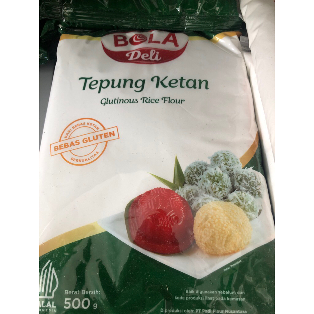

tepung ketan cap bola deli