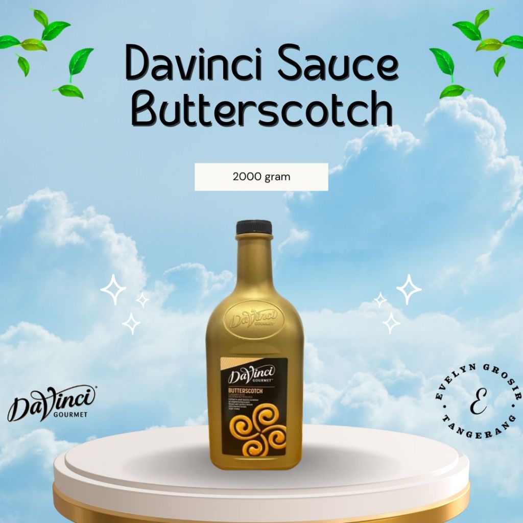 DaVinci Butterscotch Sauce 2L - Saus Buttercotch DaVinci 2L