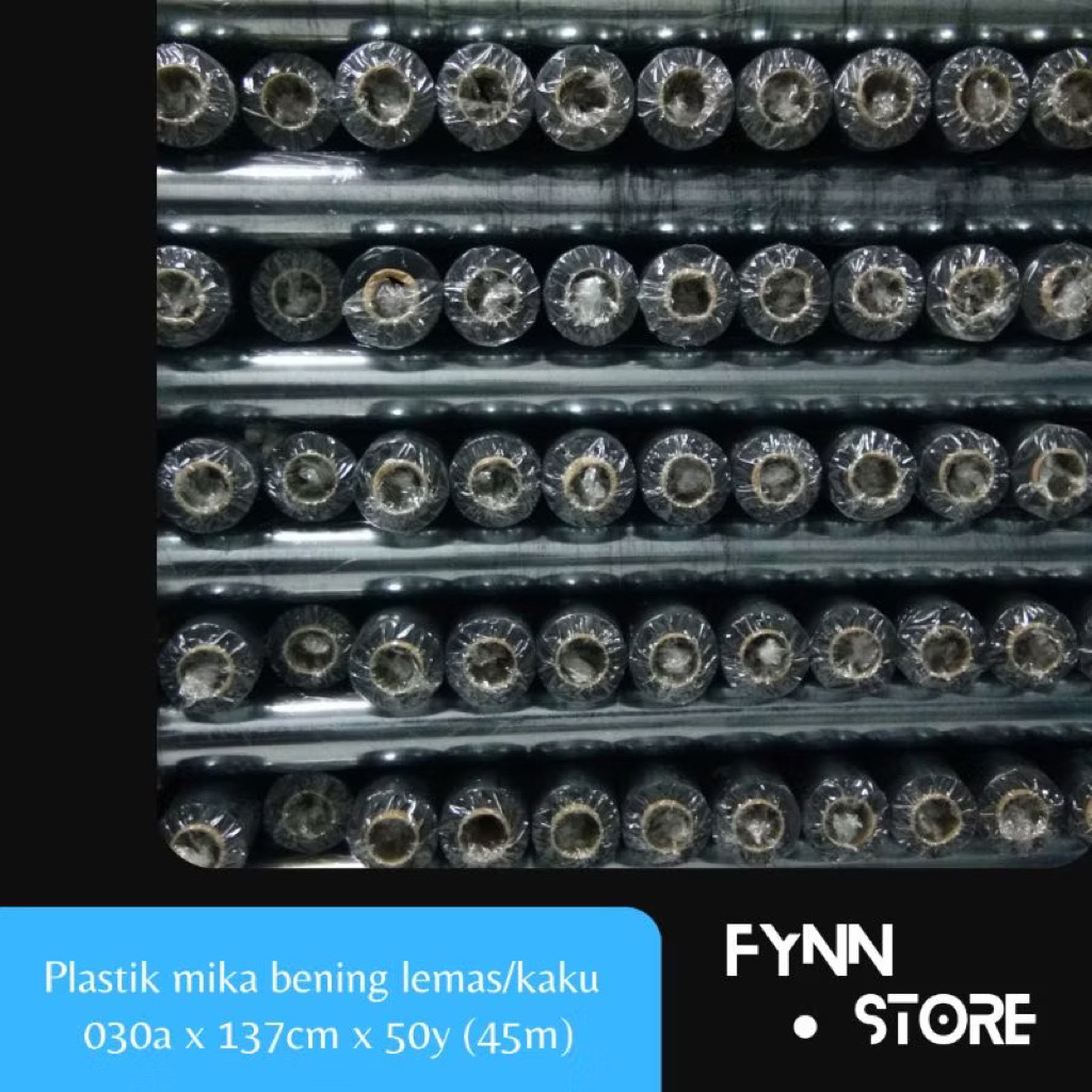 Plastik mika lemas pvc rigid clear tebal 0.25 mm