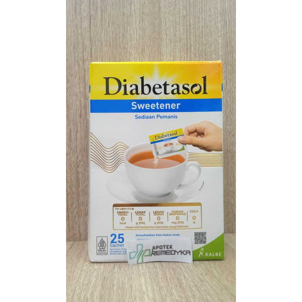 

gula diabetasol sweetener 100 sachet/GULA SWEETENER