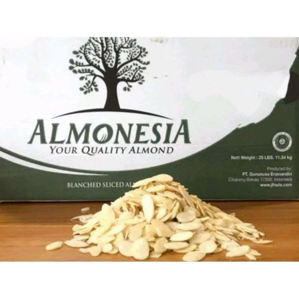 Raw Almond Sliced 1kg